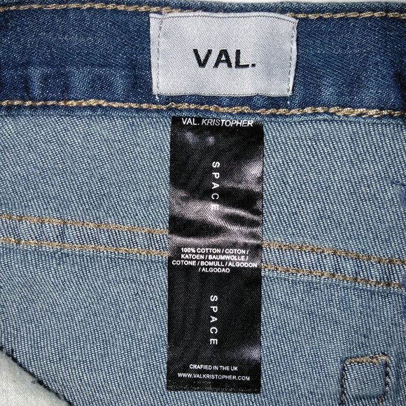 Val Kristopher Patchwork Straight Leg Jean - Picture 11 of 14